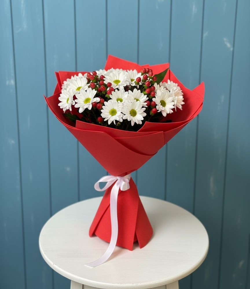 Букет цветов из: Хризантемы в Кяхте