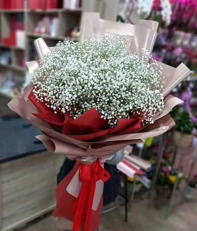 Букет цветов из: Гипсофила в Кяхте
