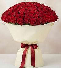 Букет 101 Красная роза Милано в Кяхте