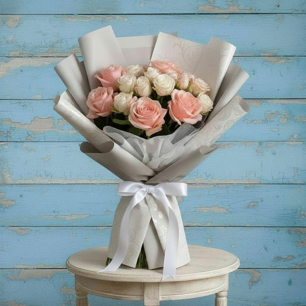 Букет цветов из: Розы в Кяхте