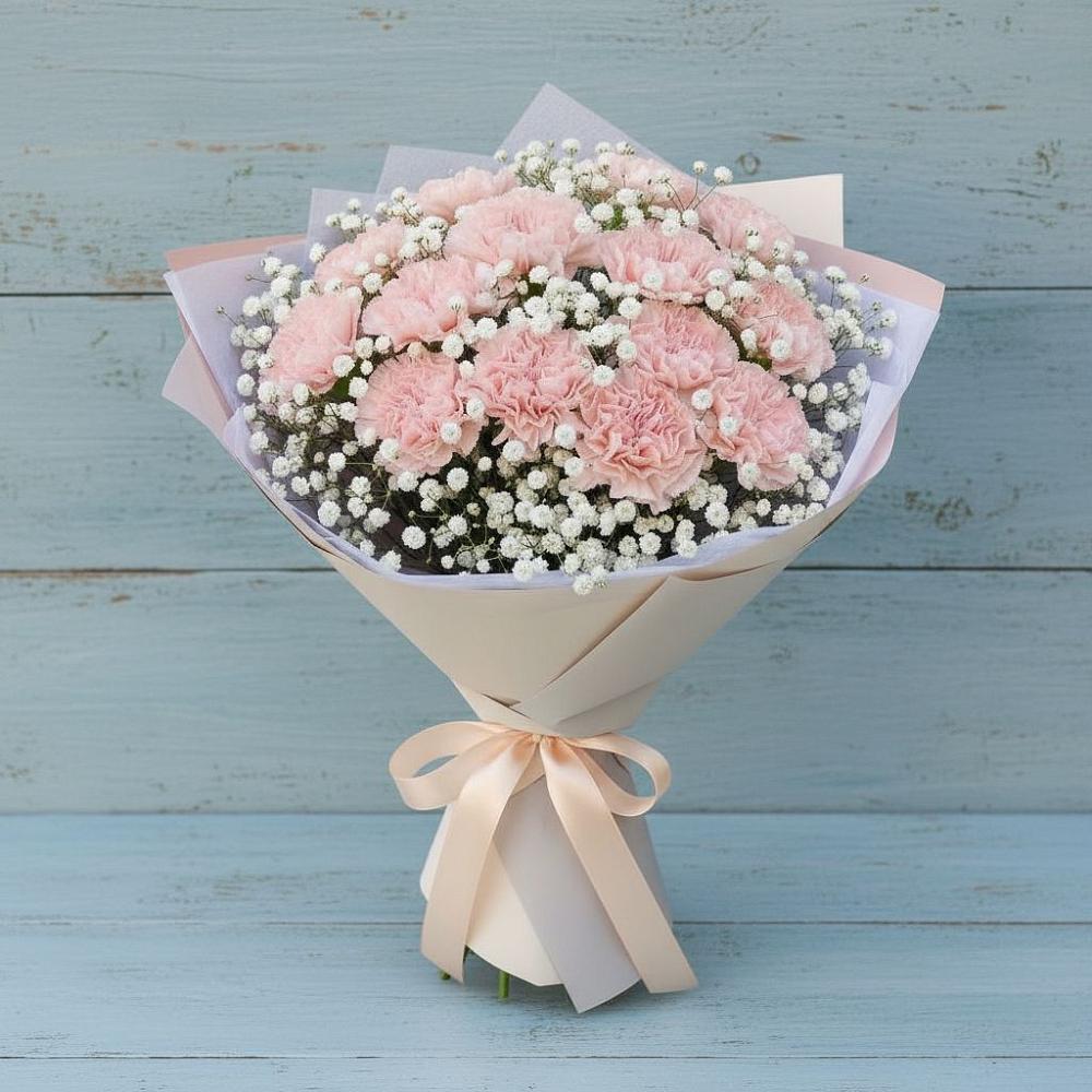 Букет цветов из: Гвоздики в Кяхте