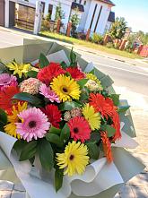 Букет цветов из:  Герберы #REPLACE_PRED# Кяхте