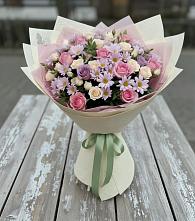 Букет цветов из:  Розы и Хризантемы #REPLACE_PRED# Кяхте
