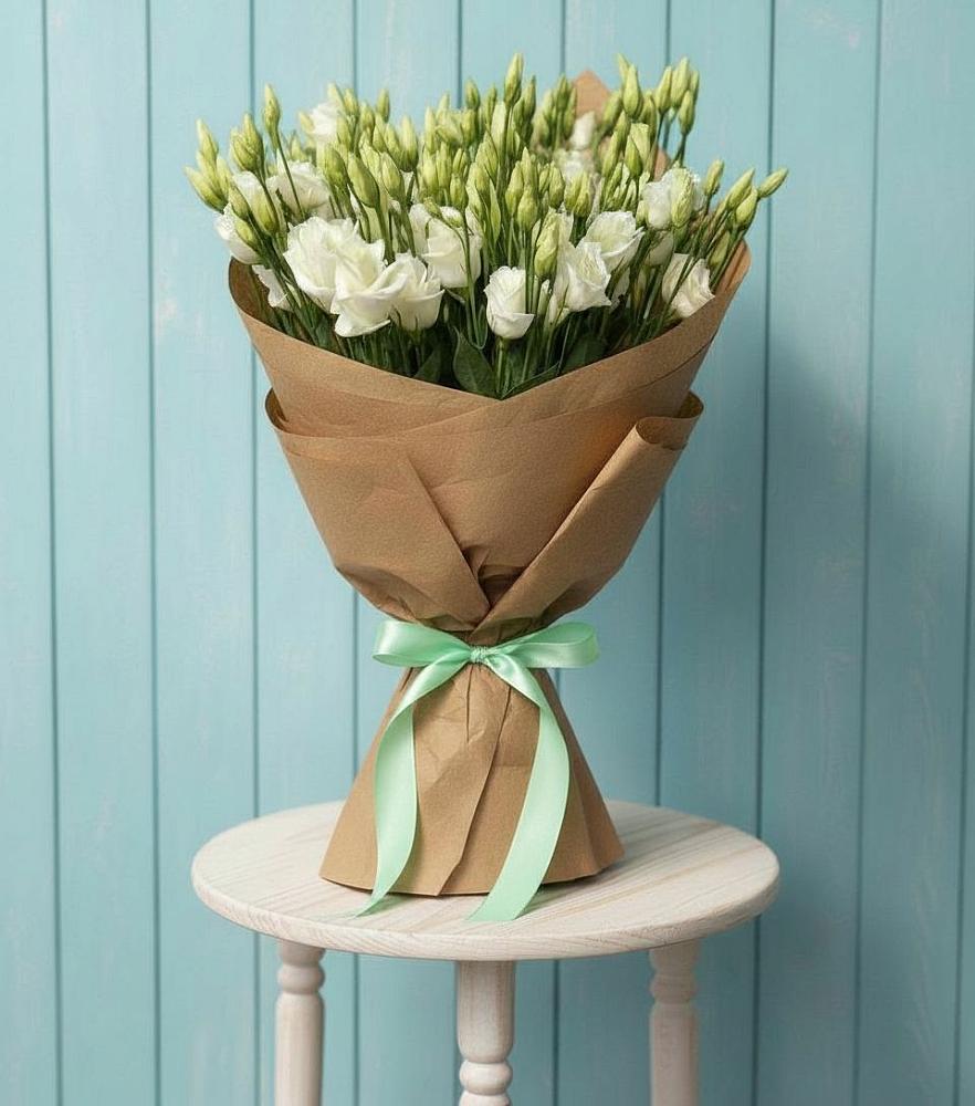 Букет цветов из: Лизиантусы в Кяхте