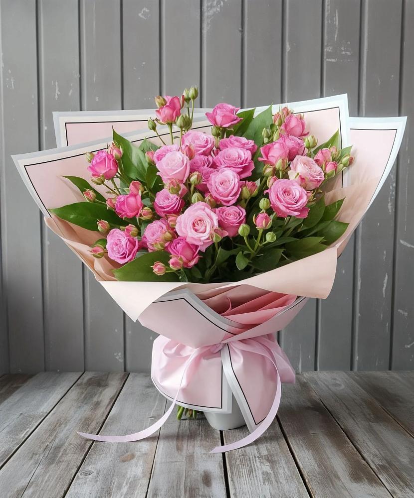 Букет Розовый кустик в Кяхте