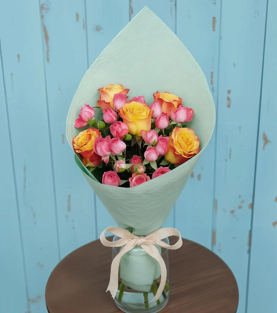 Букет цветов из: Розы в Кяхте