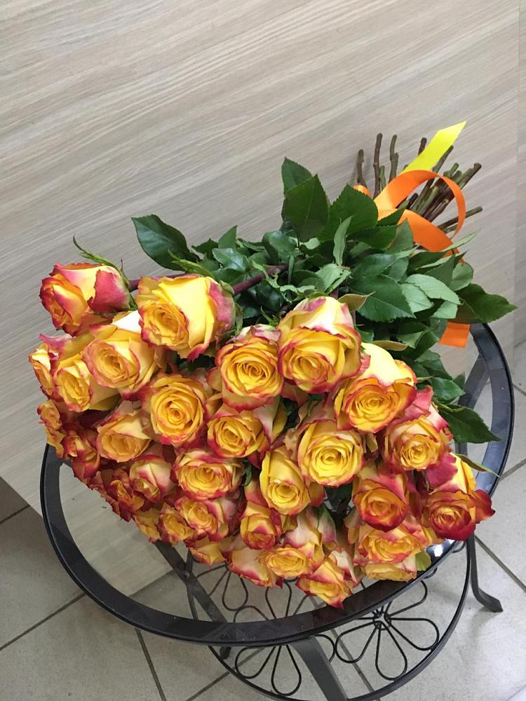 Букет Желтые розы в Кяхте