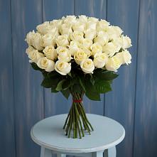 Букет 51 Белая роза Эдлесс Лав #REPLACE_PRED# Кяхте