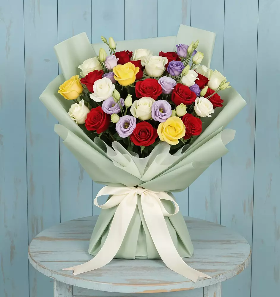 Букет цветов из: Розы в Кяхте